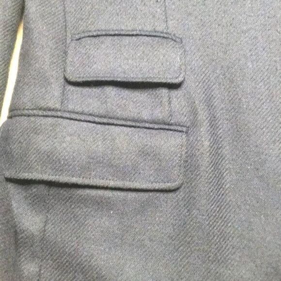 Eden Park Mens Navy Wool Blazer With Suede Elbow Patches Three-Button Front Mult - Picture 5 of 16